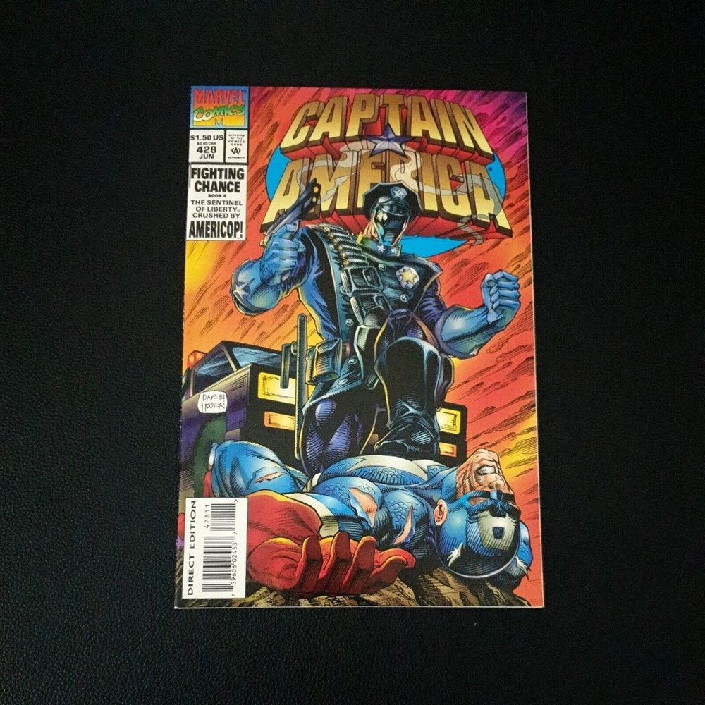 Marvel Comics Captain America #428 Jun 1994  Gruenwald Hoover Bulandi Rosen